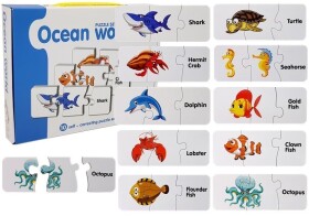 Mamido Vzdelávacie puzzle Ocean World Puzzle 10 spojení