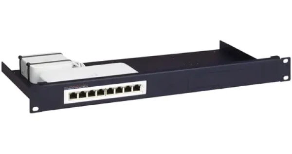 Rackmount.IT Montážna sada pre Ubiquiti USW-Lite-8-PoE / Montážna sada / 19" / 1U / modrá, metalická (RM-UB-T4)