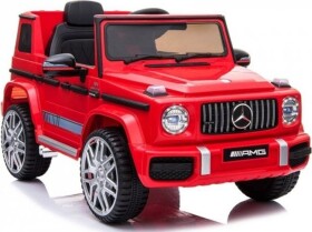 Lean Cars elektrické autíčko Mercedes Benz G 63 AMG nelakované motor 2x45W batéria 1x12V45Ah červená