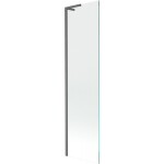 MEXEN/S - Next L vaňová zástena FIX 50 x 150, transparent, grafit kartáčovaná 895-050-000-03-00-66