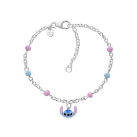 Disney Slušivý strieborný náramok Stitch Mini BS00101SL-47.CS