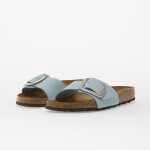 Birkenstock Madrid Big Buckle Nubuck Leather Women Baby Blue 37