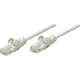 Intellinet 733328 RJ45 sieťové káble, prepojovacie káble CAT 6 S/FTP 30.00 m sivá pozlátené kontakty 1 ks; 733328