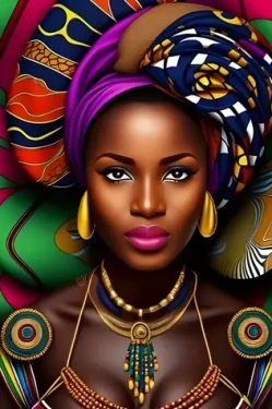 Norimpex Diamantové maľovanie Africká žena