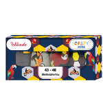 Darčeková krabica zábavných bláznivých ponožiek 4 páry CRAZY SOCKS BOX - BELLINDA - modrá 39 - 42