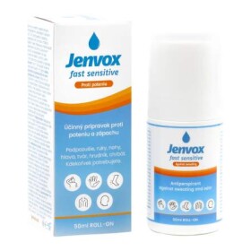 JENVOX Fast sensitive Proti poteniu roll-on antiperspirant 50 ml
