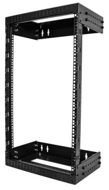 StarTech Nástenný rozvádzač 18U čierny / Nástenný rozvádzač / 19" / Šírka 504 mm / Hĺbka 508 mm / nosnosť 90 kg (RACK-18U-20-WALL-OA)