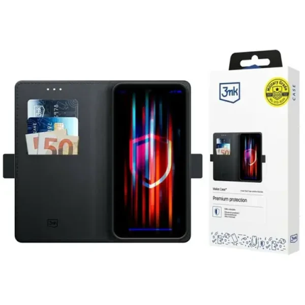 3mk Wallet Case Google Pixel 10A / Puzdro / 3 vrecká na karty / magnetická klapka / stojan (5903108739993)