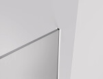 CERANO - Sprchová zástena Walk-in Crystal Ľ/P - 8 mm - bezvzperový systém - biela matná, mliečne sklo - 60x200 CER-8050BD6700