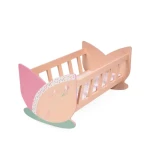 DeCuevas 55174 Drevená kolíska pre bábiky Tulipe 2025