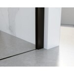 HOPA - Walk-in sprchovací kút LAGOS BLACK NEW 200 - Farba rámu - Čierna, Rozmer A - 110, Rozmer C - 200, Výplň - Číre bezpečnostné sklo - 8 mm BCLAGO11MBCN2