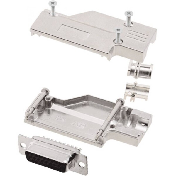 Encitech DCMR-FK-09-HDS15-K 6355-0066-11 sada D-SUB zásuvková lišta 90 ° Pólov: 15 spájkovaný 1 sada; 6355-0066-11