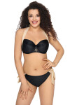 Dámské plavkové kalhotky brazilky SF model 17291414 BLACK - AVA SWIMWEAR Barva: černá, Velikost: XXL