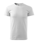 Heavy Nové tričko unisex biele 2XL