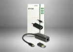 Inter-tech Argus IT-732 čierna / Adaptér / USB-C na RJ-45 / 2,5 Gigabit Ethernet / podpora WOL (88885593)