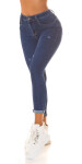 Sexy Highwaist Push-Up Jeans Used Look denimblue 44