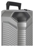 Veľký škrupinový kufor Travelite Millennium L Silver