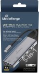 MediaRange MediaRange HUB USB-C 5 in 1 Multiport Adapter, silber