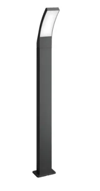 Philips Splay antracitová / LED vonkajšie stĺpové svietidlo / 12W / 1200lm / 4000K / IP44 (SKL000396645)