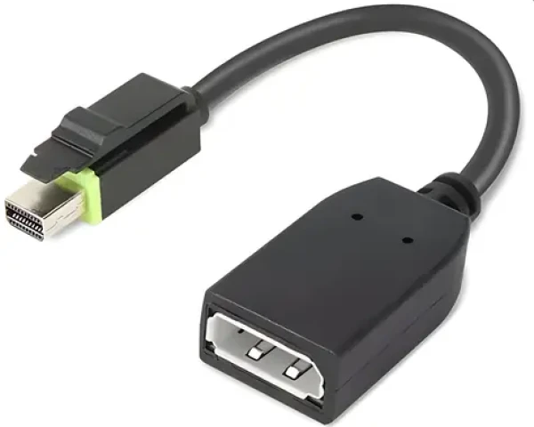 Lenovo redukcia Mini DisplayPort na DisplayPort / Redukcia / 4K UHD / čierna (4X90Q93975)