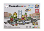 Mamido Mamido Magnetická stavebnica mesto 50 dielov, 5x služobné vozidlá MT1447