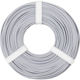 Donau Elektronik 125-059 opletenie / lanko, 1 x 0.25 mm², sivá, 50 m; 125-059