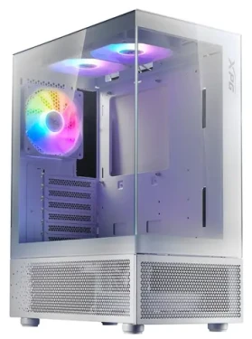 ADATA XPG INVADER X MINI biela / Skriňa / ATX, mATX, Mini-ITX / 1x USB-C 3.2 / tvrdené sklo / bez zdroja (INVADERXMINIMT-WHCWW)