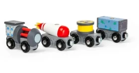 Bigjigs RAIL Drevený vláčik Vesmír /FSC/ od 3 rokov