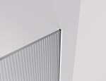 CERANO - Sprchová zástena Walk-in Crystal Ľ/P - 8 mm - bezvzperový systém - biela matná, ryhované sklo - 60x200 CER-8050BD6748