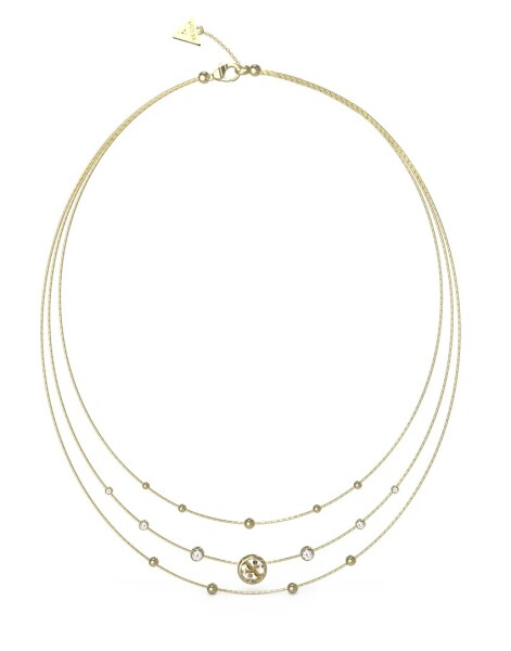 Guess Trojitý pozlátený náhrdelník Perfect Illusion JUBN03376JWYGT