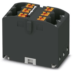 Phoenix Contact 3273278 blok rozvádzača 15.6 mm pružinová svorka čierna 10 ks; 3273278