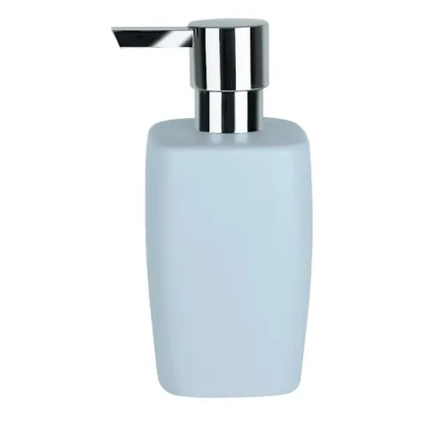 Spirella RETRO dávkovač mydla pastelovo modrý / keramika / 300 ml (7610583294470)