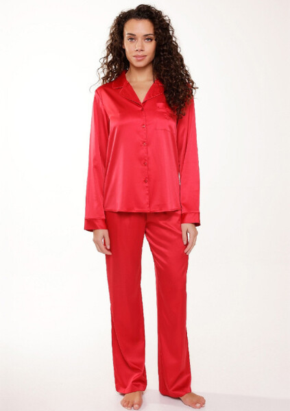 Dámske pyžamo LingaDore 7624 XL Červená