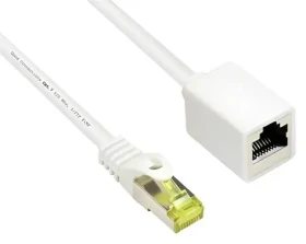 Good Connections biela / Predlžovací patch kábel / Cat7 S/FTP / RJ-45 / 0,5 m (8070VR-005W)