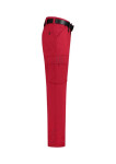 Pracovné nohavice Twill unisex pracovné nohavice červené 51