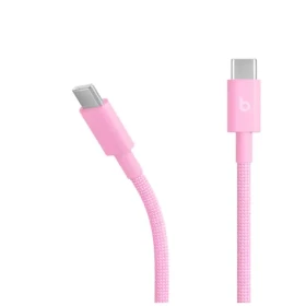 Beats kábel USB-C (M) - USB-C (M) 1,5 m Power Pink / Dátový kábel / opletený / 60W (MK8P4EE/A)