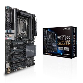 ASUS WS C422 SAGE/10G / C422 / LGA 2066 / 8x DDR4 / PCIEx16 / 2x 10GLAN / EATX (90SW00J0-M0EAY0)