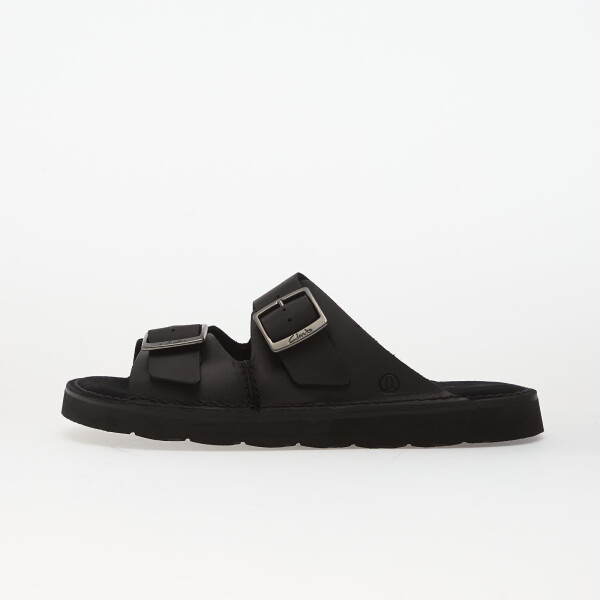 Tenisky Clarks Solsbury Strap Black Leather EUR 45