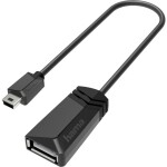 Hama USB 2.0 adaptér [1x USB 2.0 zástrčka A - 1x USB 2.0 zástrčka Mini-AB]; 00200309