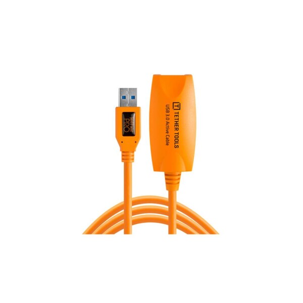 Tether Tools USB kábel USB 3.2 Gen1 (USB 3.0 / USB 3.1 Gen1) USB-A zástrčka, USB-A zásuvka 5.00 m oranžová CU3017; CU3017