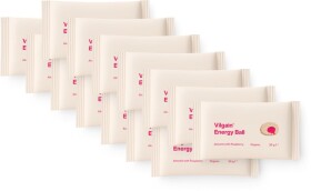 Vilgain Energy Ball BIO – 14× mandle s malinovým džemom 30 g