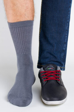 Pánske ponožky Regina Socks Polofroté Bambus černá 39-42