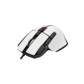 White Shark MARROK biela / Herná myš / optická / 12000 DPI / 9 tlačidiel / USB (MARROK-W)