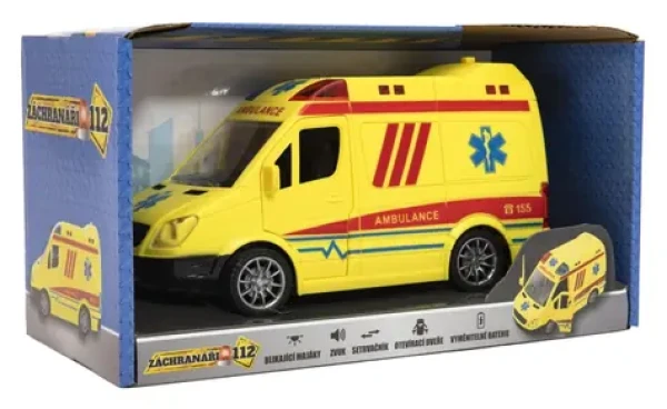 TEDDIES Auto ambulancia 20 cm