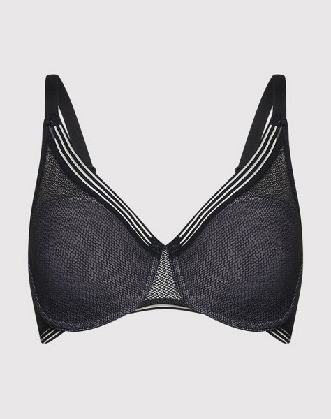 Podprsenka nevystužená Infinite Sensation W01 - Triumph černá (0004) 075F