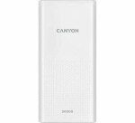 CANYON PB-2001 20000 mAh biela / Powerbanka / 5V / 2.1A / 2x USB-A / Smart IC (CNE-CPB2001W)