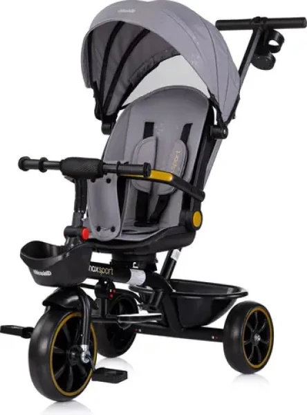 CHIPOLINO Trojkolka so strieškou Max Sport 2v1 Anthracite