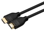 MicroConnect HDMI High Speed čierna / Prepojovací kábel HDMI / 4K UHD / 7,5 m (MC-HDM19197.5V1.4-CCS)