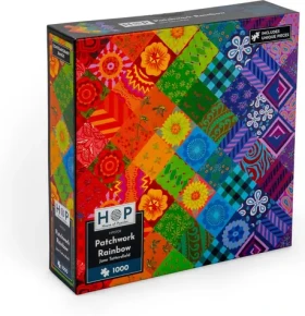 HOP Puzzle Patchworková dúha