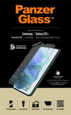 PanzerGlass Case Friendly AB Samsung Galaxy S22+ číra / Ochranná fólia / TPU / Plne nalepovacia / 0,13 mm